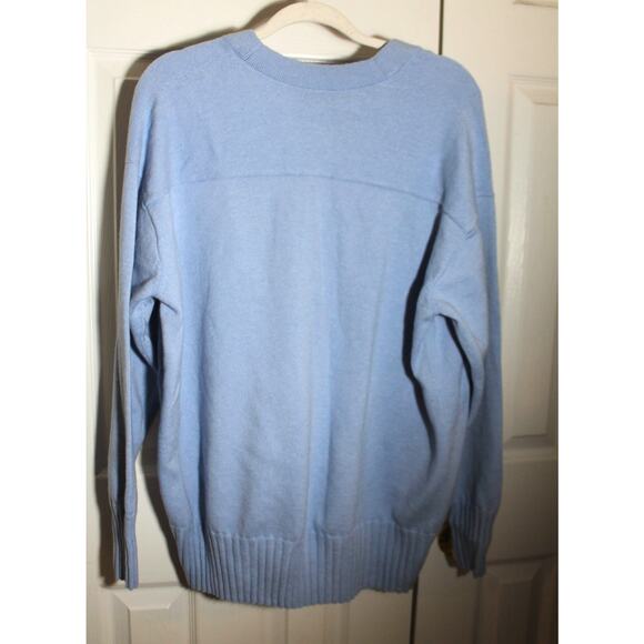 & Other Stories Oversized Wool Blend V-Neck Pullover Sweater sz S - Picture 2 of 3